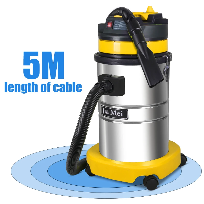 Специальный желтый 30L 1500w портативный мощный мотор клининговое оборудование для мытья автомобиля моющие средства могут быть использованы грузовых автомобилей пылесос