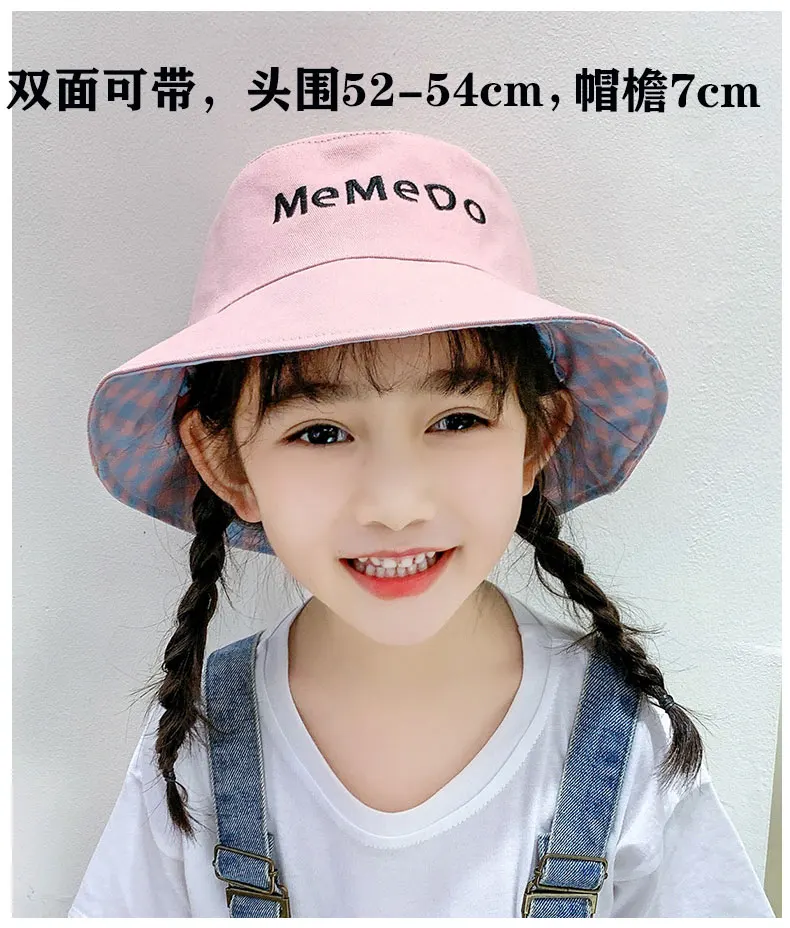 2024 Toddler Baby Kids Boys Girls Cartoon Pattern Bucket Hats Sun Helmet Children Sun Basin Hat Fisherman Hat