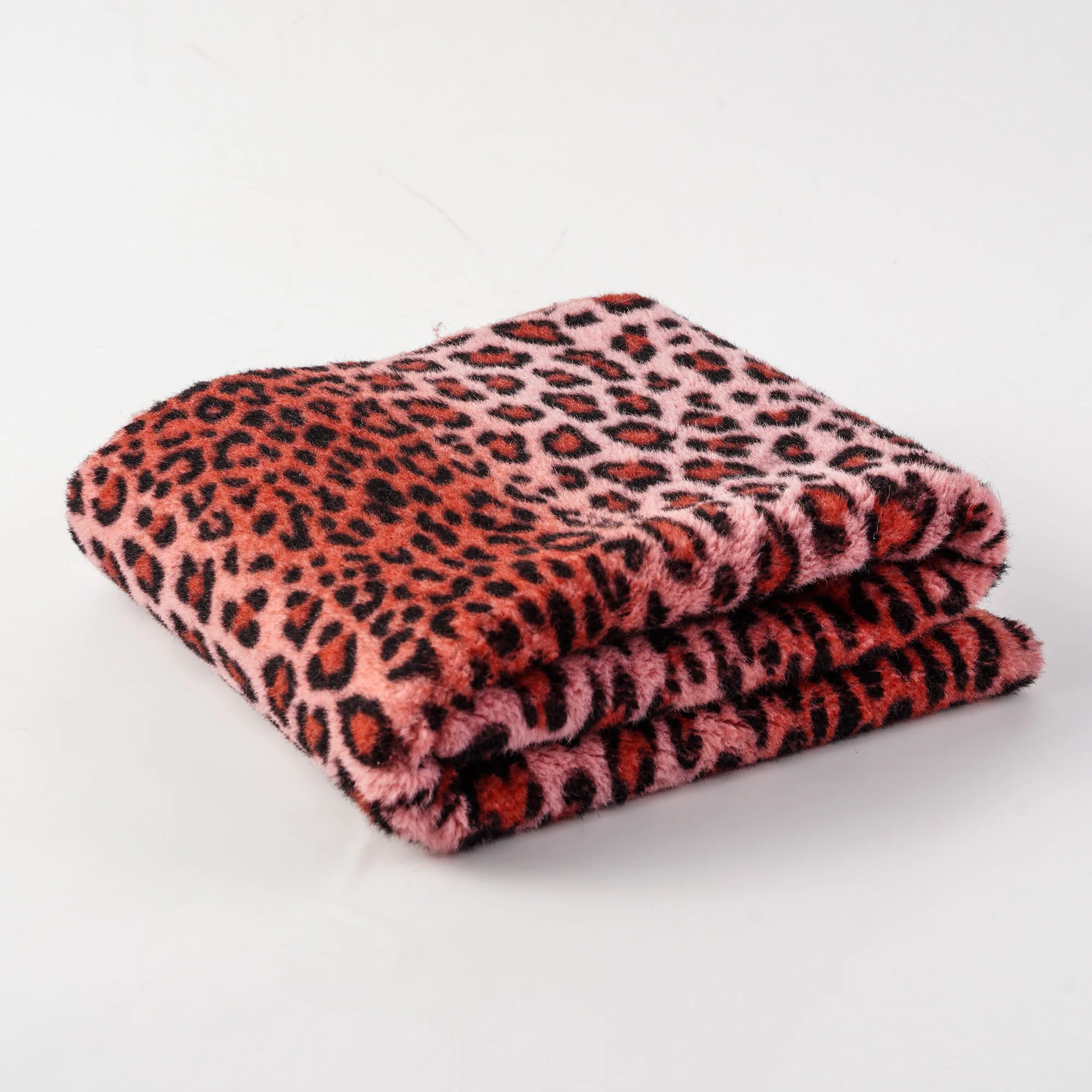 Hot Selling Animal Faux Fur Fabric Polyester Modacrylic Luxury  Faux fur Fabric for Garment clothes Throw Blanket