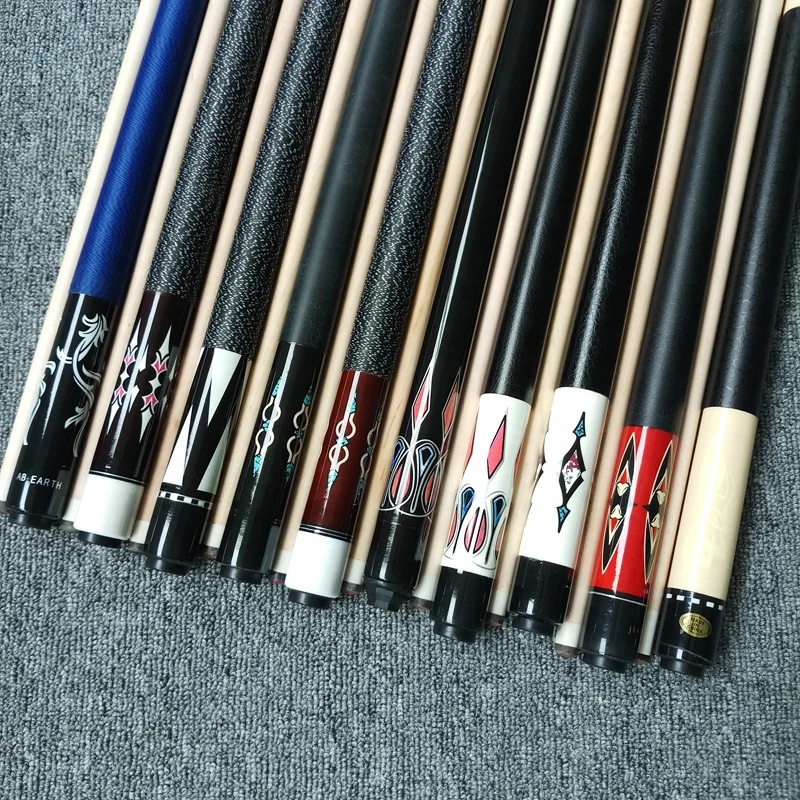 xmlivet Maple wood Pool cues 11.75mm/12.75mm/13mm Billiards cue sticks Cheap custom cues Professional Decal Cue lathe China
