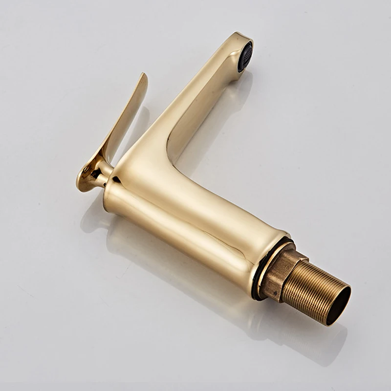 New Bathroom Faucets Bathroom Faucet Bathroom Gold Sink Faucet Hot&cold Water Mixer Tap Deck Mounted Washbasin Taps