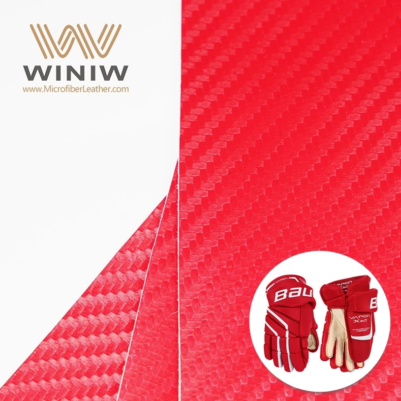 Microfiber Leatherette Faux Fabric for Ice Hockey Gloves and Various Sports Gear for Shoes Bags Clothes Golf Accessories