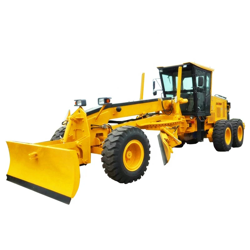 Chinese Top Brand Road Building Machinery Motor Grader Sg16 with With ripper and dozer blade for hot sale
