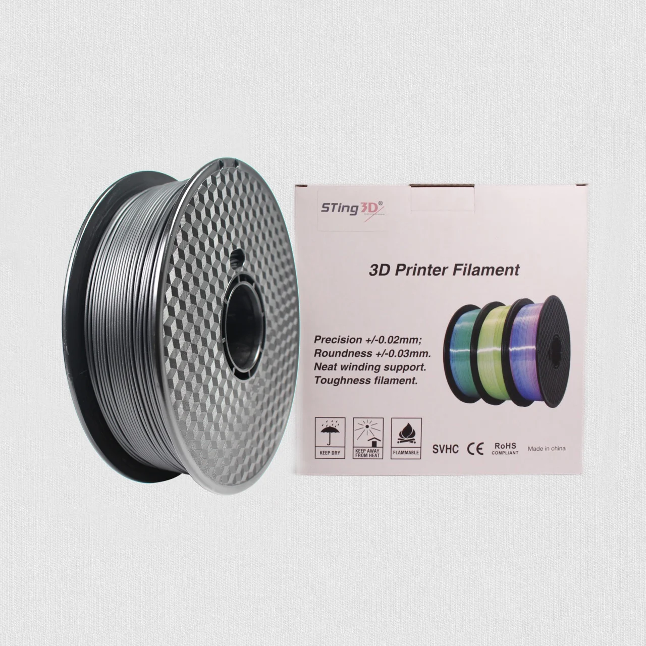 sting Promotion New Arrival ASA ABS PETG/PLA Carbon Fiber 1.75mm 3D Printing Filament 1KG For 3D FDM Printer Fast Shipping