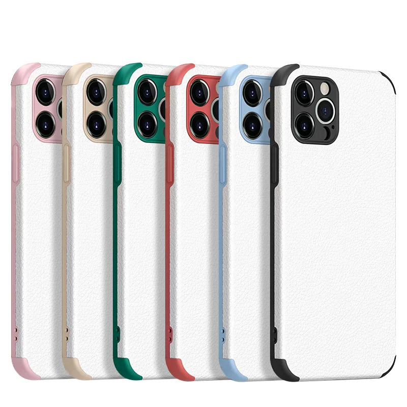 Blank TPU Shockproof Phone Cover Case For Apple Iphone 11 14 13 Pro Max For Designer
