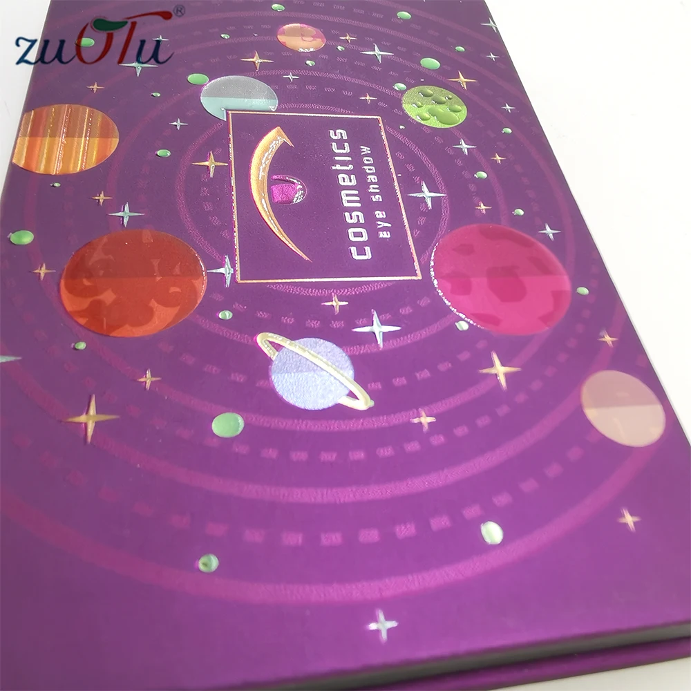 
Wholesale Dazzle colour makeup boxes Empty Eye shadow Palette Private Label Pressed Powder Eyeshadow packaging 