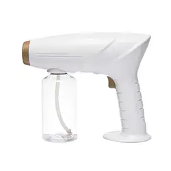 Hight Quality Blue Light Automatic Sprayer Gun Beauty Barber Nano Spray Atomizer Home Cordless Gun