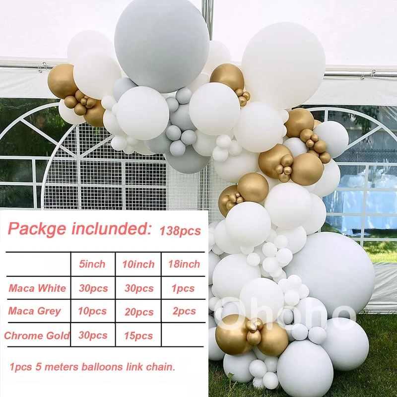 162pcs Pastel Balloons Garland Kit Candy Macaron Rainbow 1st Birthday Party Balloon Arch Set Wedding Party Supplies