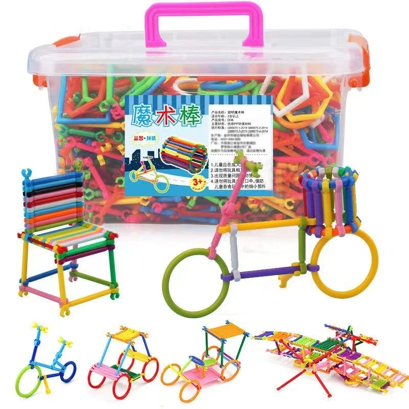 Fast Shipping Smart Sticks Assorted Building Blocks for Kids STEM Toys Educational Building Blocks Set