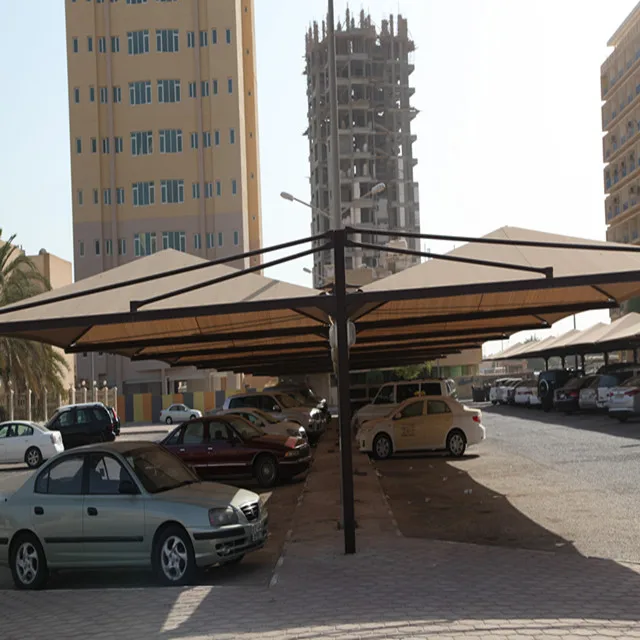 
shade structure tensile membrane Parking Car shed Project sale Lifetime Solution Installation Capability 