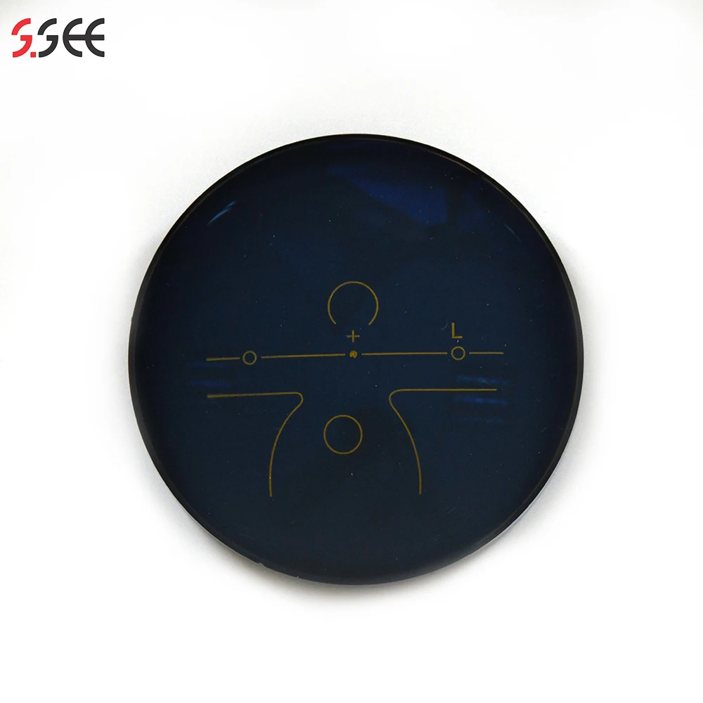 Blue Block Clear Base Hot Optical  Reading Glasses With Multifocal Lens 1.56 Photochromic Grey /Brown Progressive Lens