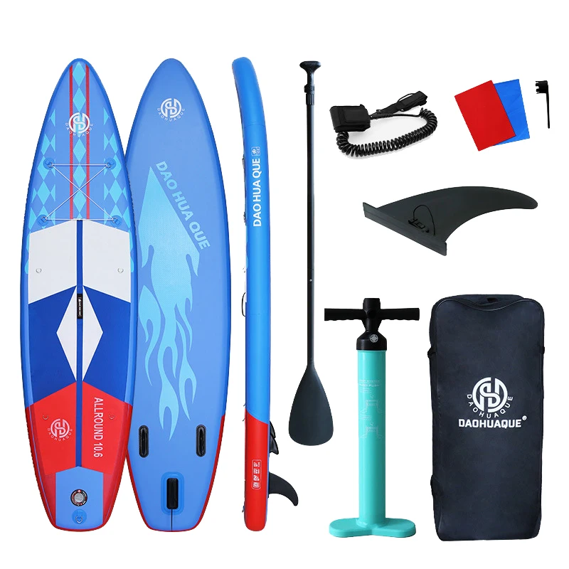 3.2m double deck paddle board SUP inflatable stand up surf paddle board competition water novice beginner water ski