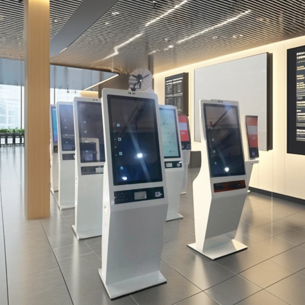 Self-Service Terminal All-In-One Machine 13.3-21.5 Inch Application for Bank Medical Hall Digital Signage and Displays