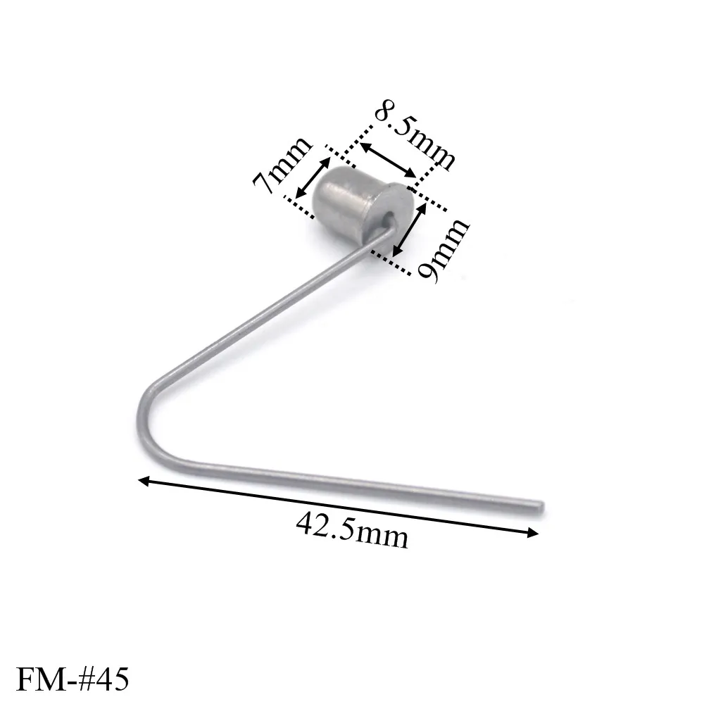 V Shape Single Head Steel Wire Spring Clip Tent Pole Push Button Spring Locking Tube Pin