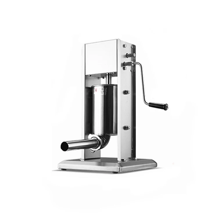 High Quality 3L Vertical Chicken Small Hand Operated Manual Tabletop Pork Sausage Stuffer Filler Maker Making Machine Equipment