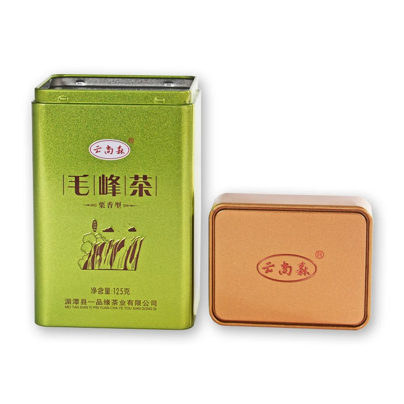 Custom Logo Printed Food Grade  Metal Box Tin Tea Canisters Wholesale
