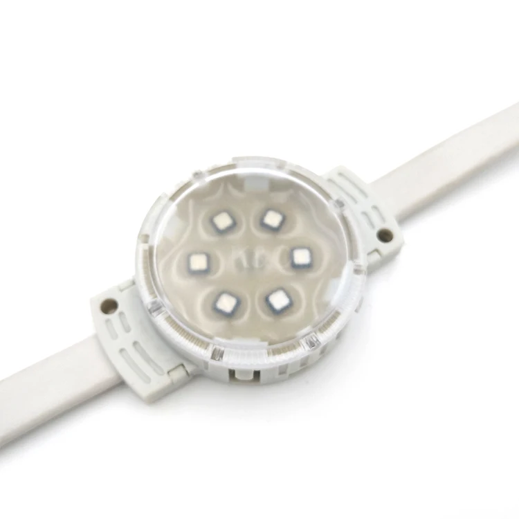 24V 1.5W RGB 6Leds Programmable UCS DMX512 Permanent Christmas Lights IP68 Building Decoration