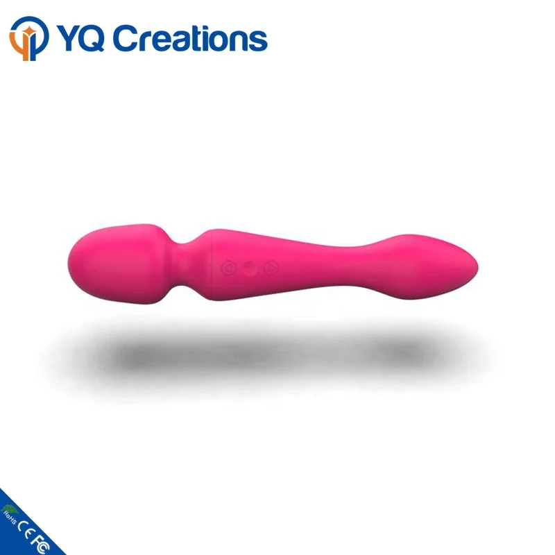 New Arrivals Sex Toy  Heating  Dual Motor Vibrator Rechargeable  Wand Massager