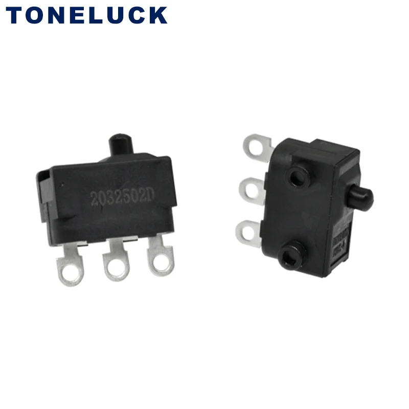 Toneluck MQS-4 Automobile Door Lock Electric SPDT Button Limit One Pole Two Way Micro Switch