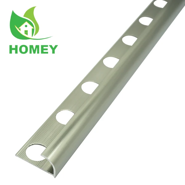 
wholesale curve edge wall aluminum tile trim strip 
