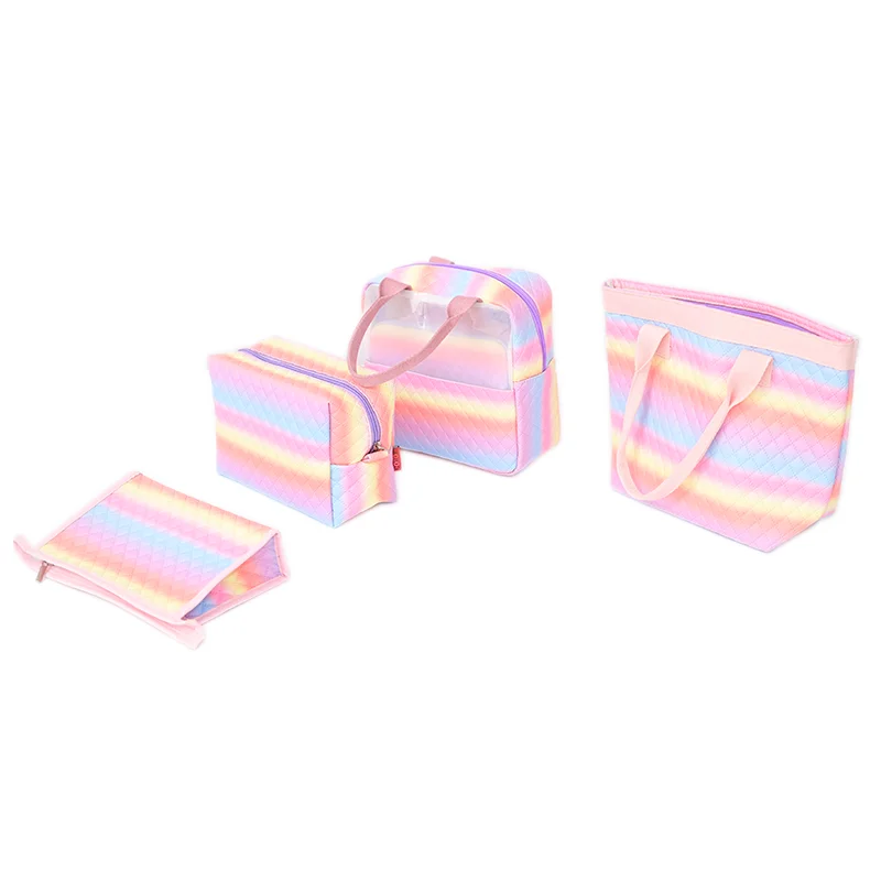 Custom reusable bags portable makeup bag cosmetic bag organizer