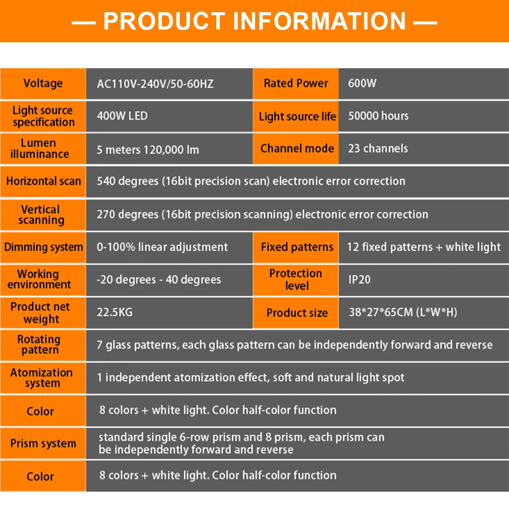 400W led moving head 3in1 CMY BSW with 12 fixed gobo 7 rating gobo wheel beam moving heads
