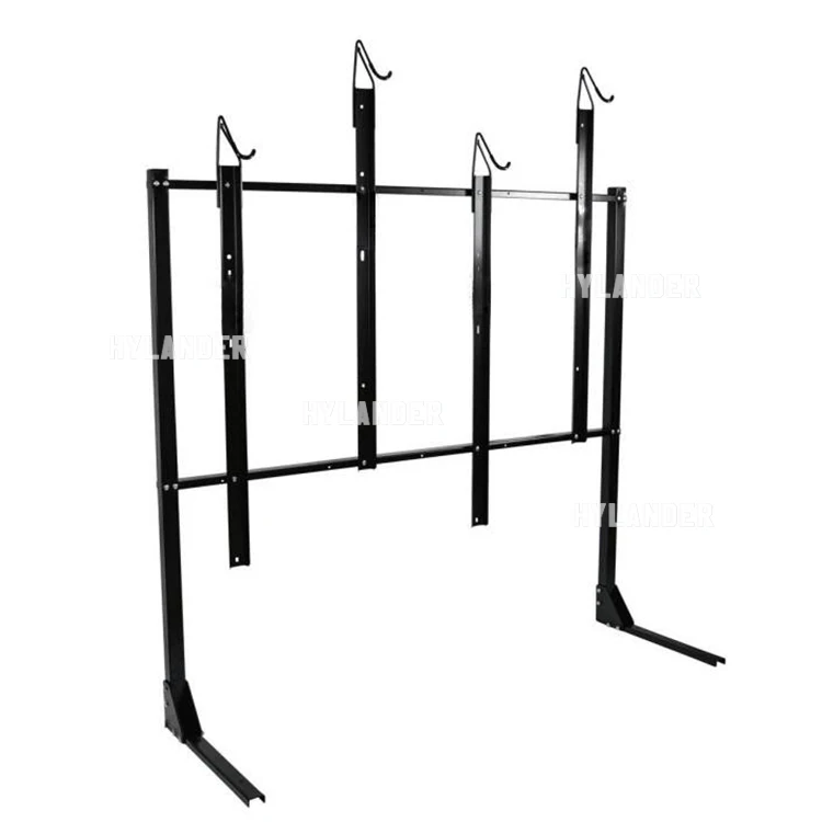 Bike parking stand 4 bikes wall mounted indoor vertical bike rack