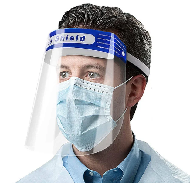 Hospital Disposable  protective transparent clear  Medical face shields