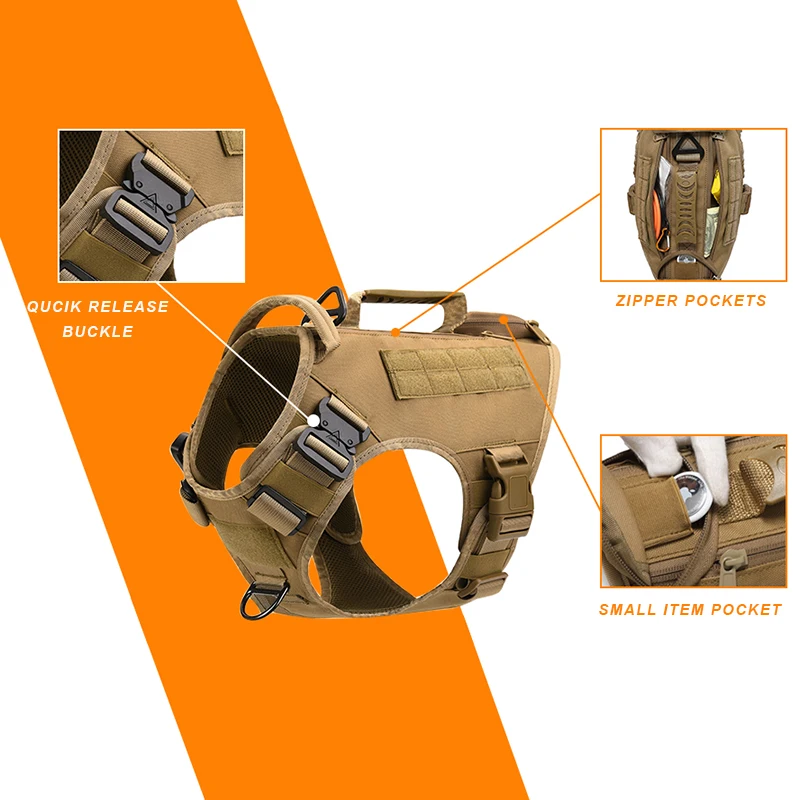 Индивидуальный тактический жилет для собак K9, комплект жгутов для домашних животных с мягкой сумкой, тактический жилет для собак