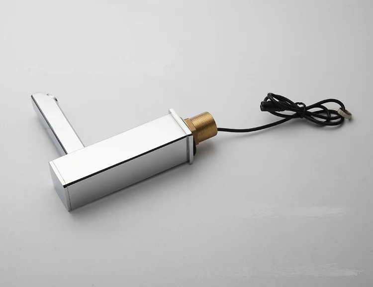 Bathroom automatic motion auto touchless brass chrome basin sink water tap hand wash faucet with infrared sensor