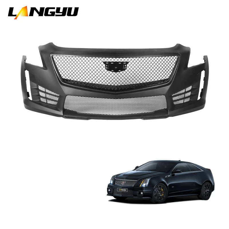 Factory Directly Sale Car Bumper Customized FRP Material Bodykit Front bumper For Cadillac CTS V 13-19