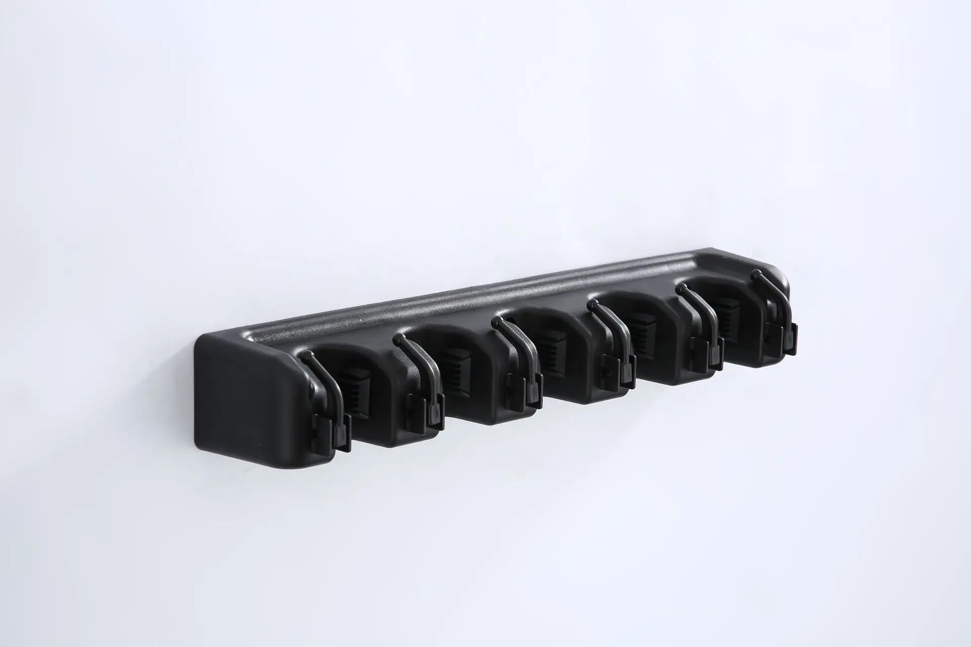 Mop Broom Holder 5 Position With 6 Hooks Storage Tool Rack Storage Organization Home Plastic Mop Clip