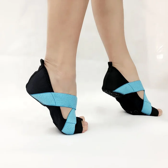 Женские носки для аэройоги с поводком, обувь для йоги, силиконовые носки для йоги, женские нескользящие носки, танцевальная обувь для тренировок