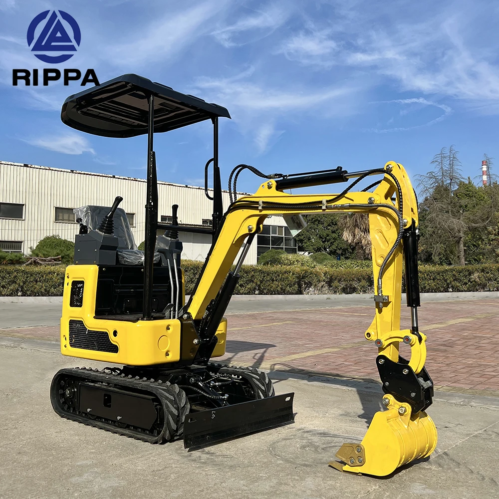 Мини-экскаватор Rippa от производителя 1 тонный экскаватор на