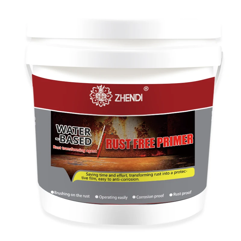 Anti-Rust Metal Primer Anti Corrosive Rust Remover Water Based Rust Free Primer Polish Free