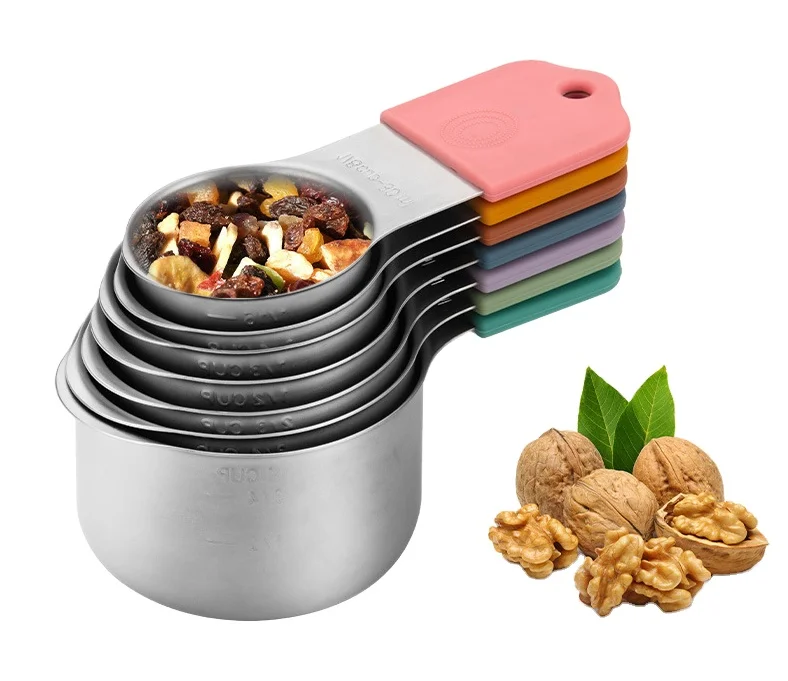 High Quality Stainless Steel Measuring Cups Magnetic Suction Measuring Spoon Measuring Cups And Spoons