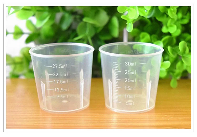 
10ml 20ml 30ml Measuring cup with scale for separate filling tools of makeup bottle 