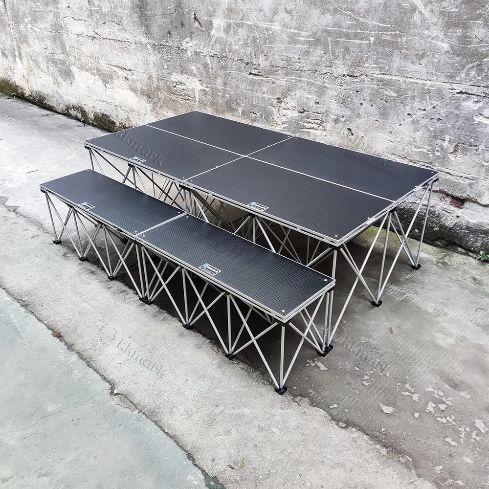 vaylong outdoor indoor portable stage platform podium for music instrument Connecticut Fitness Teacher Gives Fitness Fun a Boost