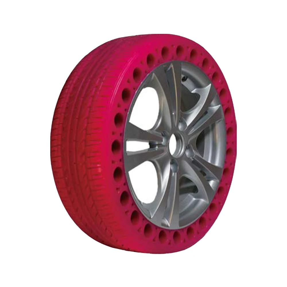155/55R14 противоскользящая хорошая эластичность низкое сопротивление без надувания Взрывозащищенная средней скорости сотовая шина для тележки