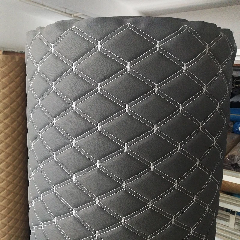 1.8M Width Embroidery Leather  For Car Seat Cover