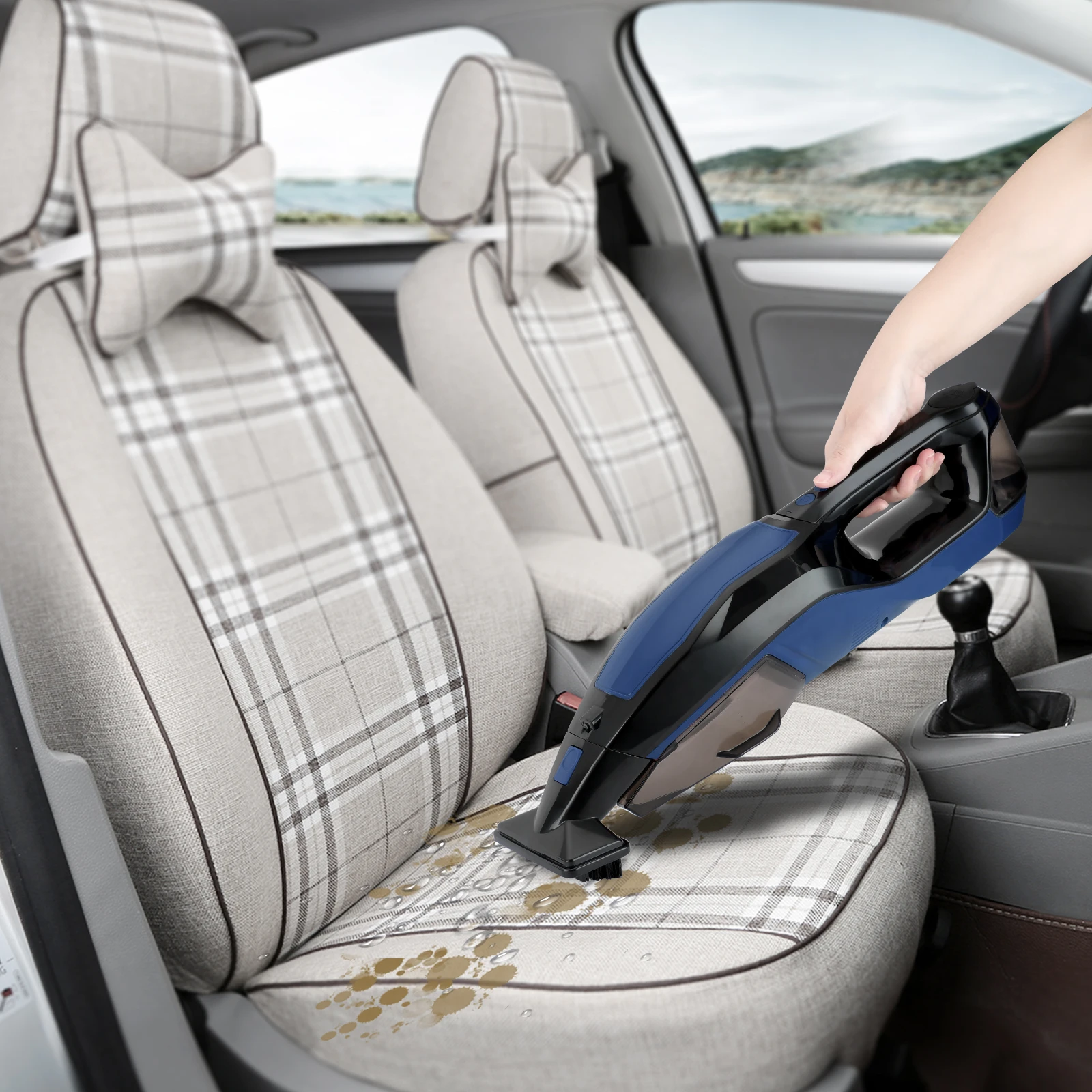 Spot Cleaner, Pets Cleaning Wet And Dry Vacuum Cleaner, Carpet Stain Remover with Glass Cleaning Assessories