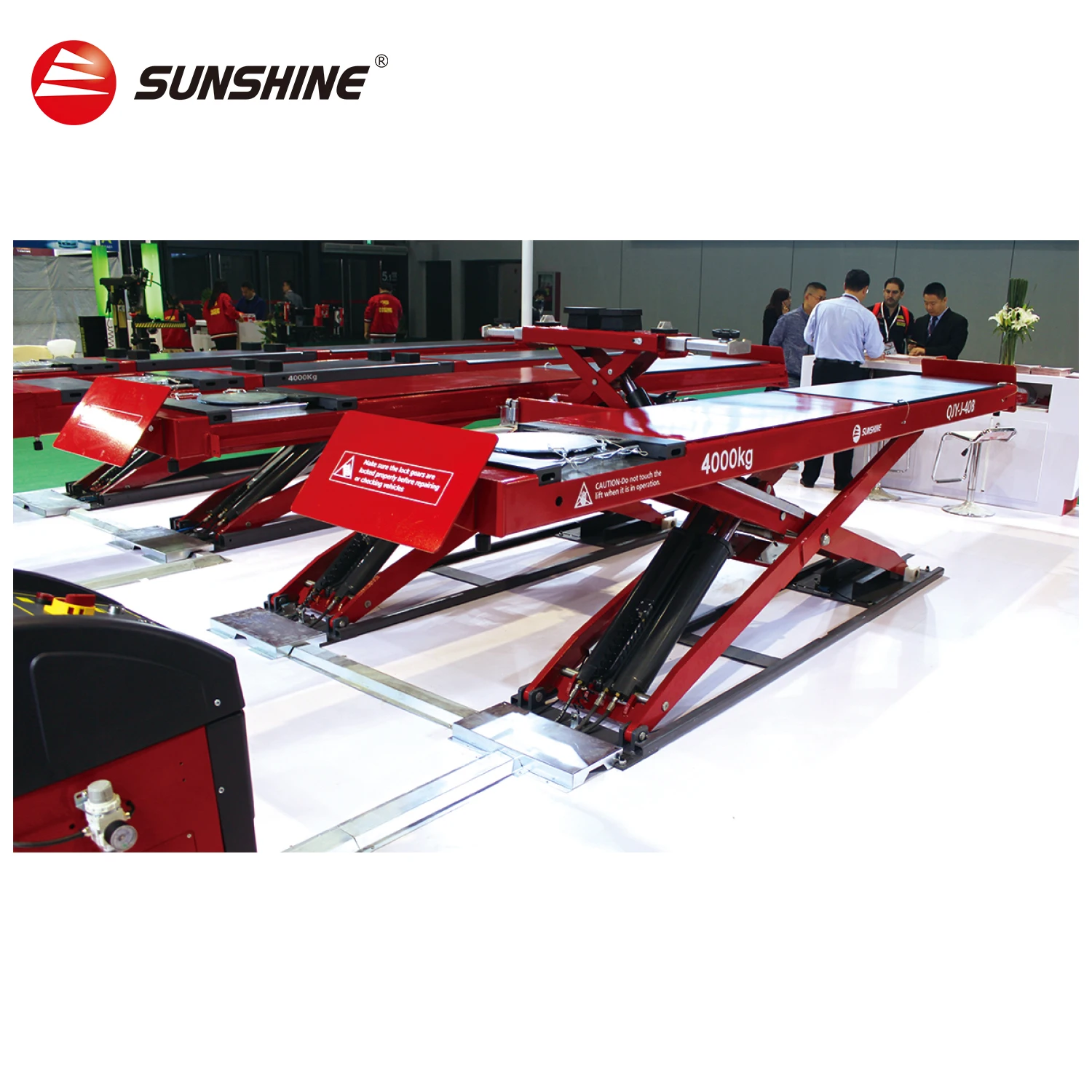 4.0T Low Profile Alignment Scissor Lift High LIfting Type