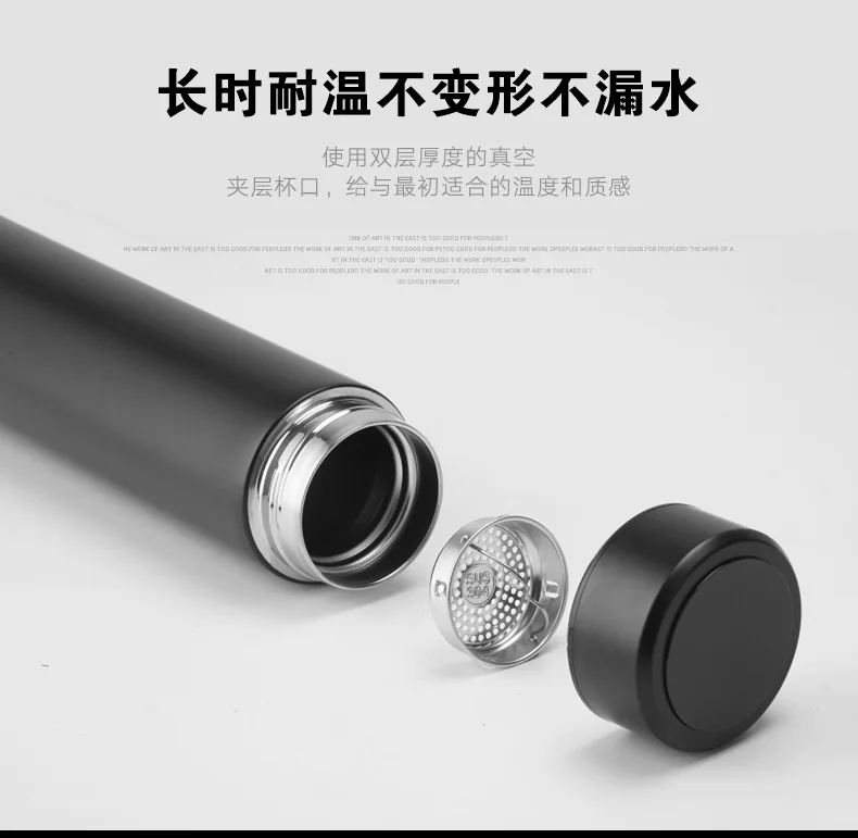 
China 500ml SS 304 Customized Smart Thermo Digit Reminder Water Bottle with Led Temperature Display Coffee mug 