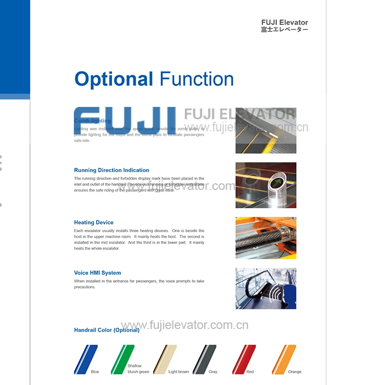 FUJI Nantong  Brand Residential Escalator for buildings