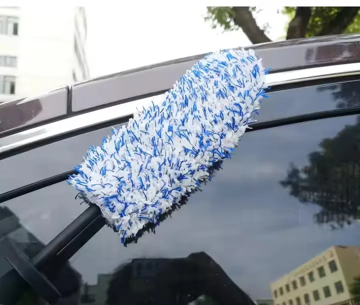 New Removable Microfiber Car Wheel Hub Tire Cleaning Detailing Brush Soft Car Wheel Brush