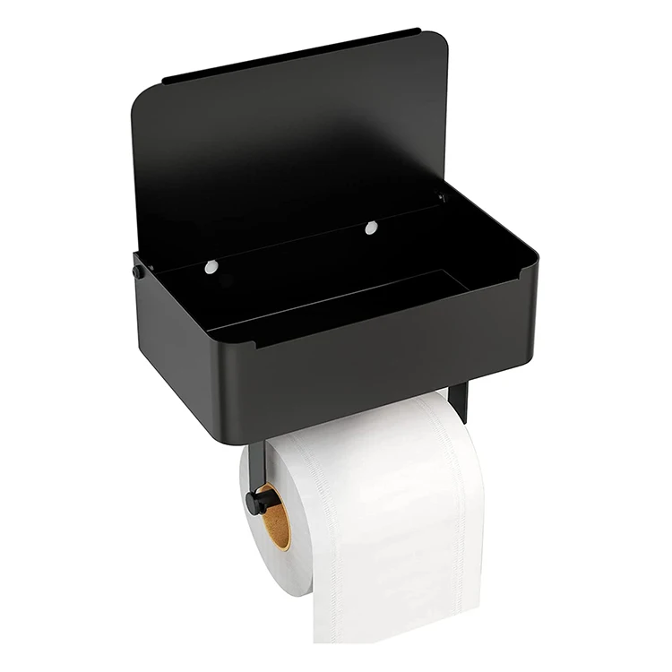 Keep Your Wipes Hidden Out of Sight Flushable With Wipes Holder Wet Wipe Dispenser Phone Shelf Toilet Paper Holder With Storage