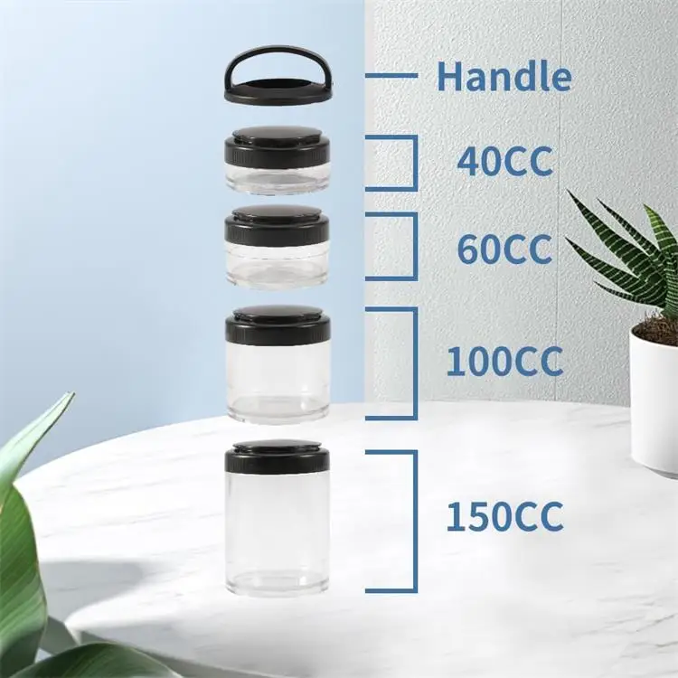 HIMA Custom LOGO Supplement Funnel Portable Protein Powder Container Keychain Water Bottle Funnel For Supplement And Pre Workout