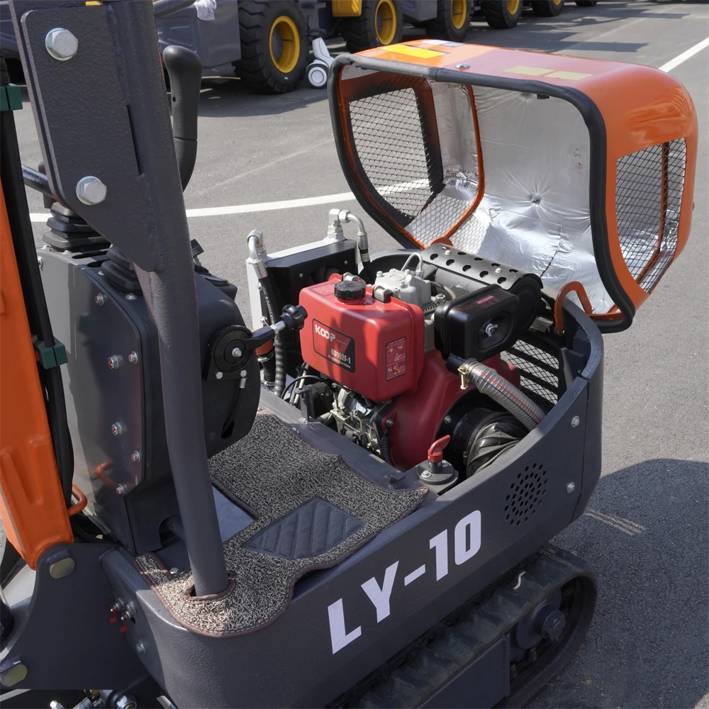 Luyu  Crawler Digger Retro Kubota Excavator Machine 0.8t 1t 1.5t 2.5t 3t 6t 13t 2t 1 Ton Mini Excavator With Zero Tail