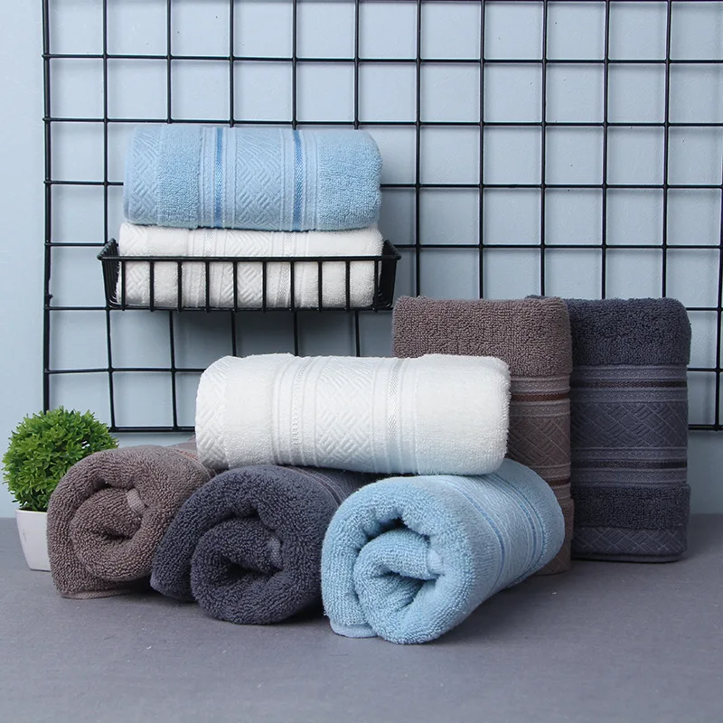 High Quality 100% Organic Cotton White Home Hotel Commercial Linen Bath Towels Set Online Shopping  Cheap Manufacturer