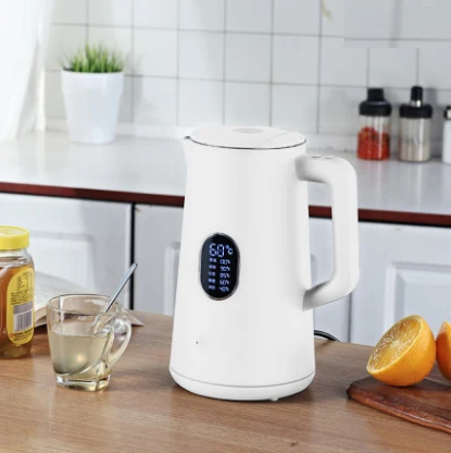 Cool Touch Wifi Stainless Steel New Water Kettles White Smart Keep Warm Teapots Portable Electric Kettle Temperature Control